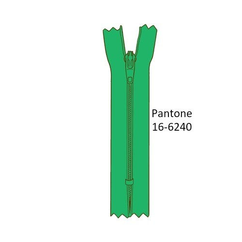 Miniatura: 20 cm Cierre Poliester YKK #3 Cerrado, corredera DA, Bolsa 25pz,  Paleta 1