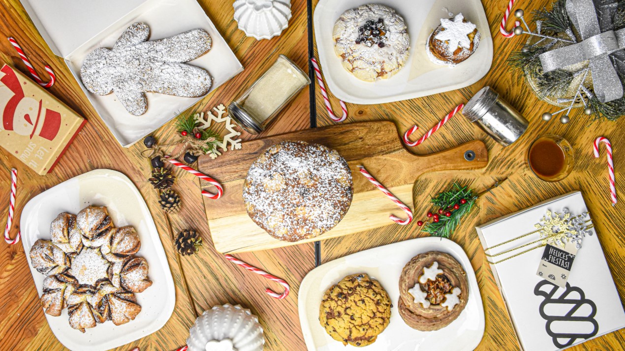 Arranged Food and Objects