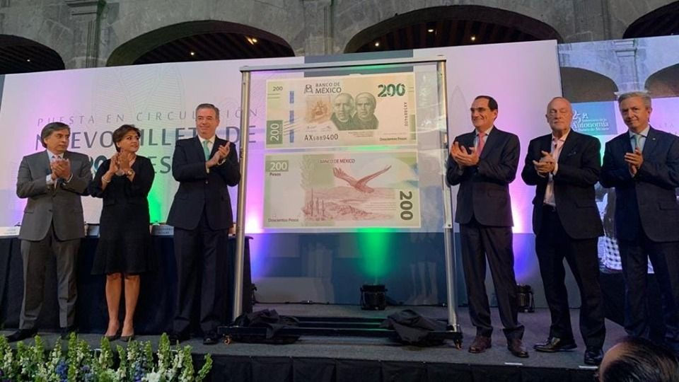 Banxico presenta nuevo billete de 200 pesos con Hidalgo y Morelos