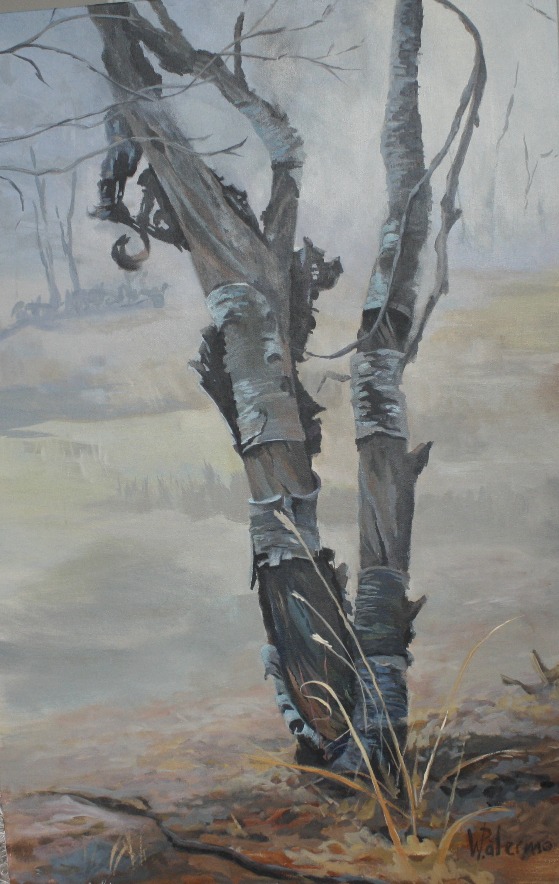 Weathered and Distressed, 24x36"