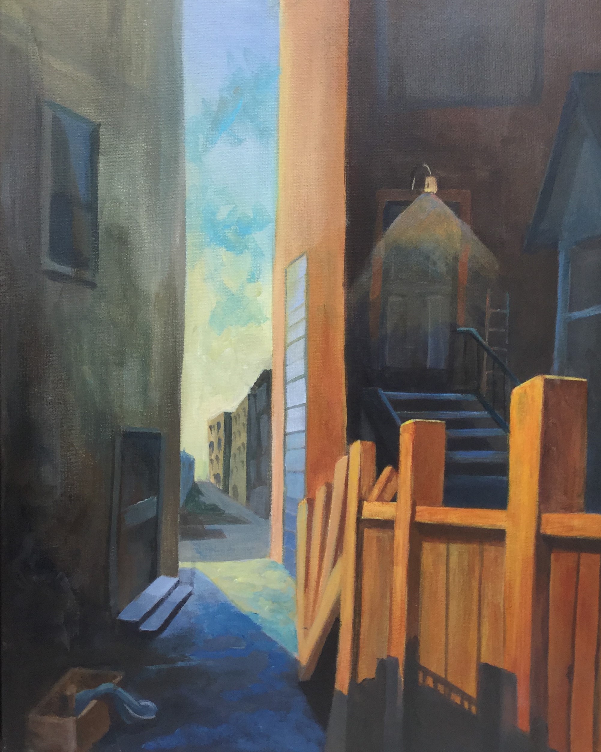 Back Alley Light, 20x16"