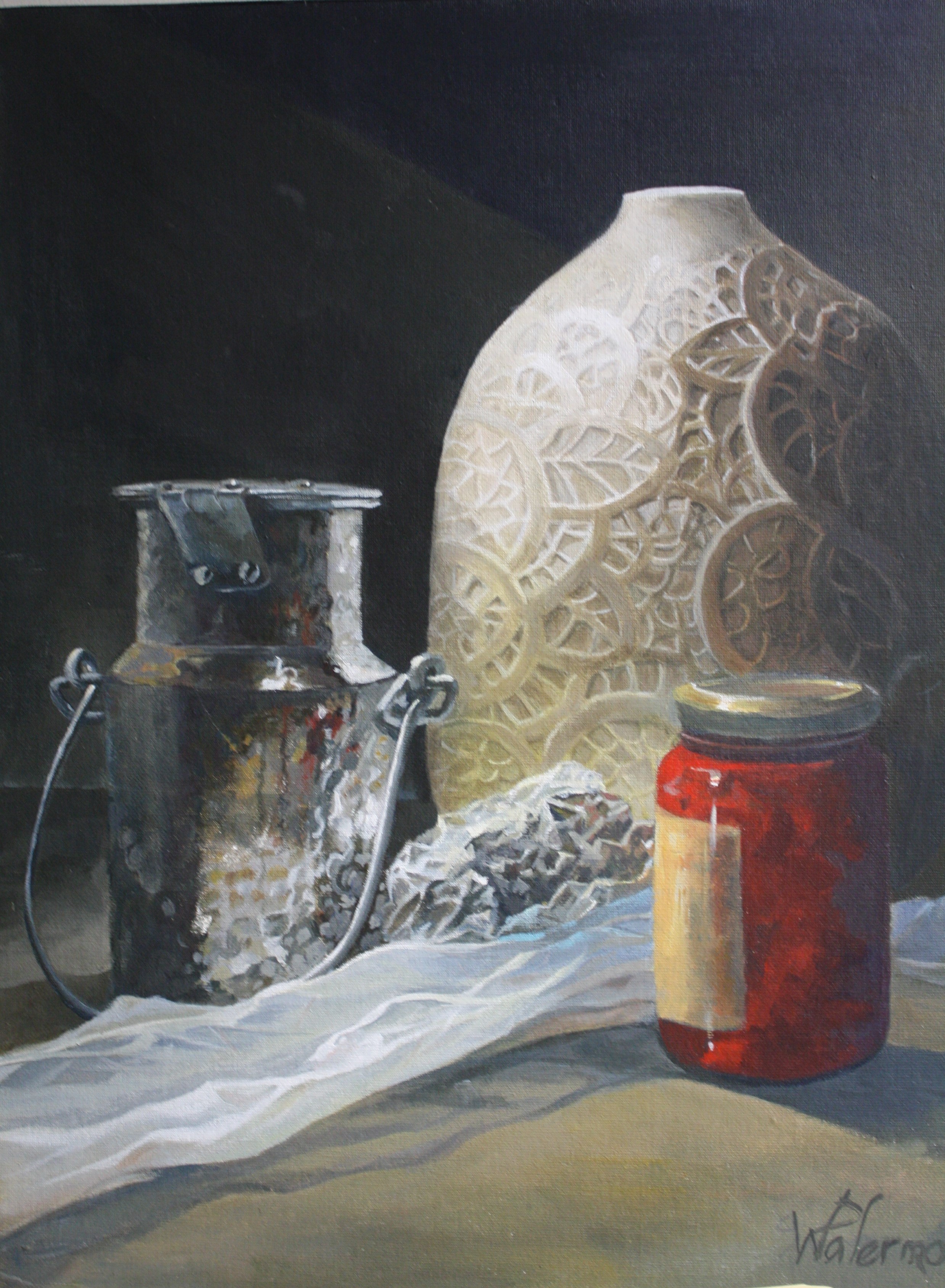 Red PepperJelly Jar 16x20