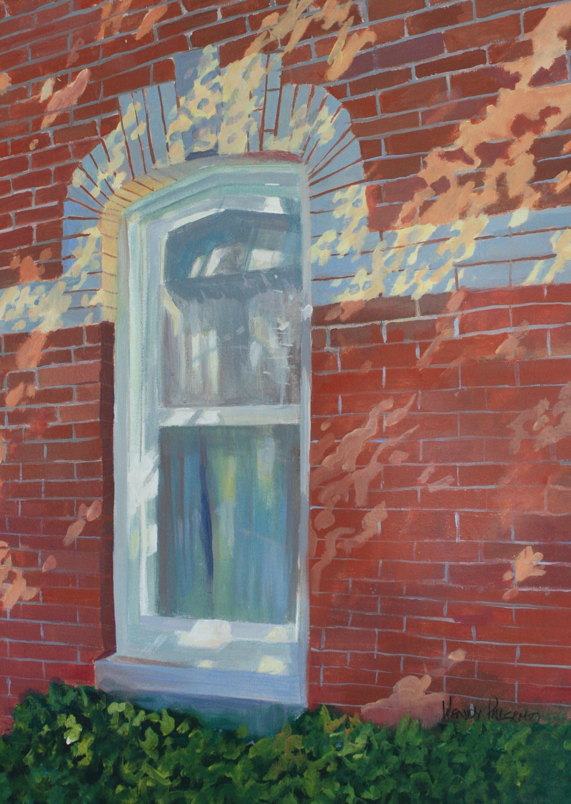 Brick by Brick, 22x28_ Acrylic