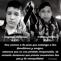 EL PUEBLO DE JUCHIQUE DA EL ULTIMO ADIÓS A LOS JÓVENES SANTIAGO Y OMAR.