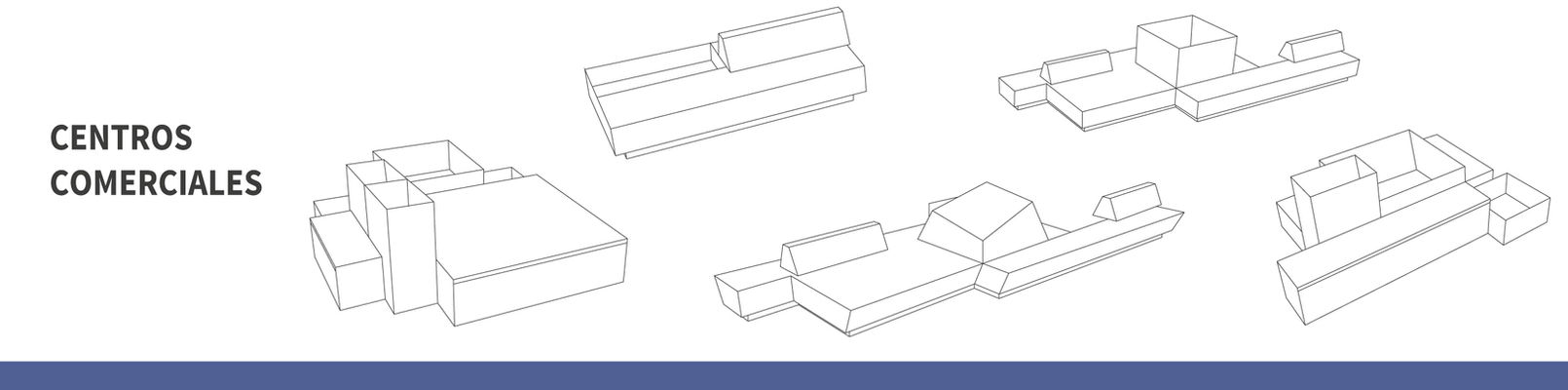 Centros comerciales mobiliario urbano