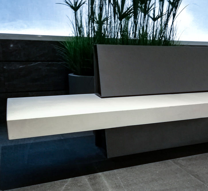 bancas y asientos mobiliario urbano para centro comercial neko City