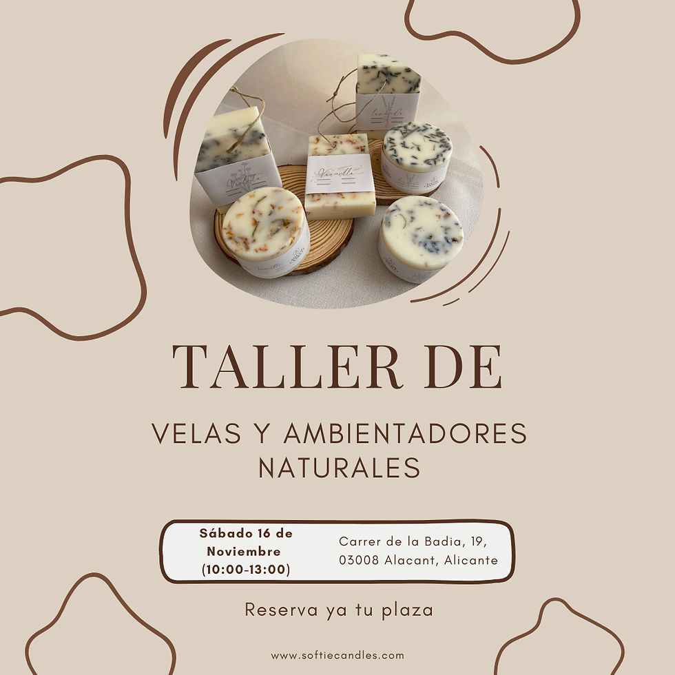 🍂 Taller de Velas y Ambientadores Naturales 🍂