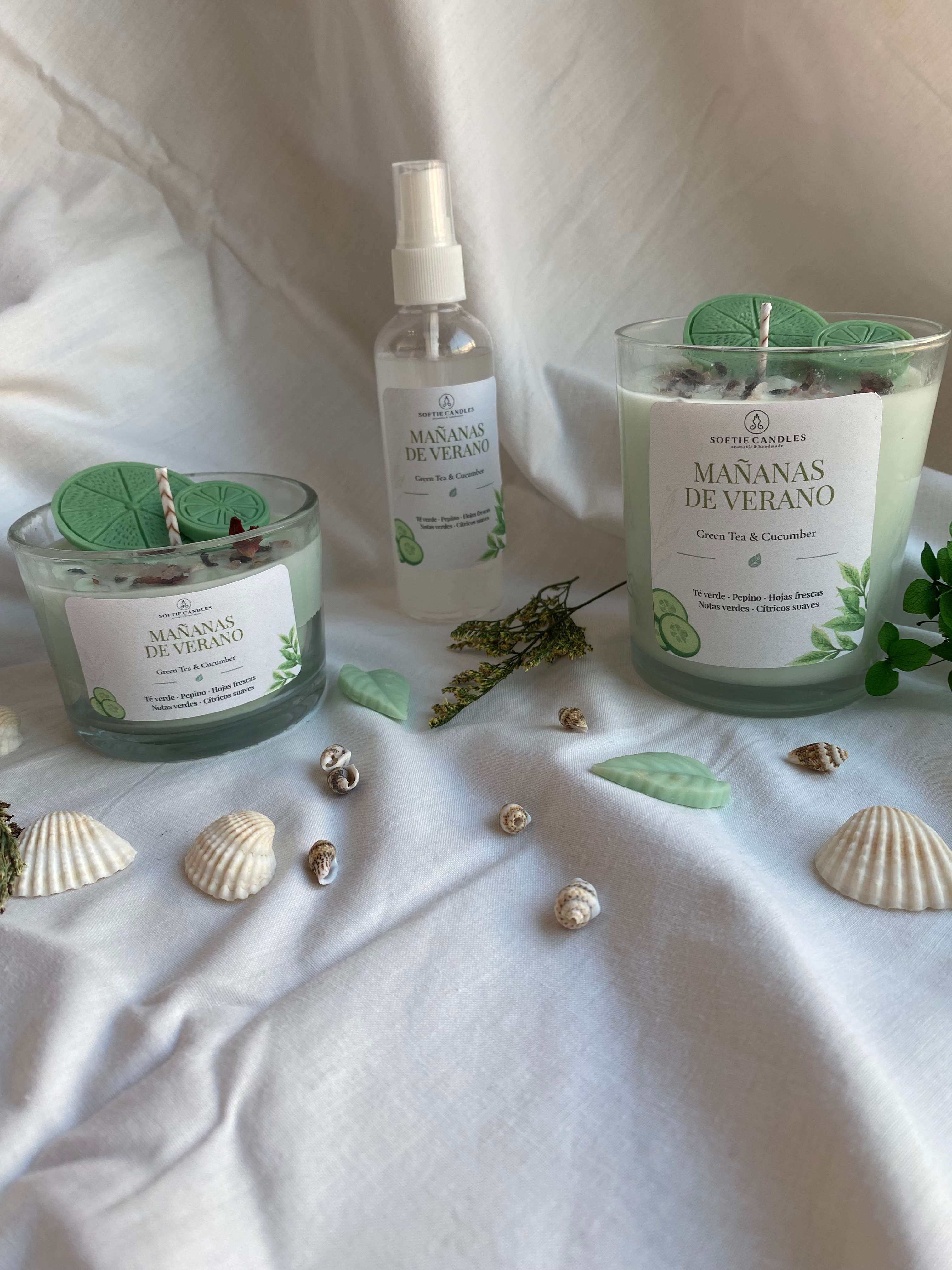 Vela aromática 🌿 Mañanas de Verano