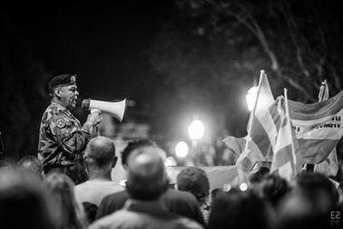 “Sin que haya habido colectivos, ni choripanes…”