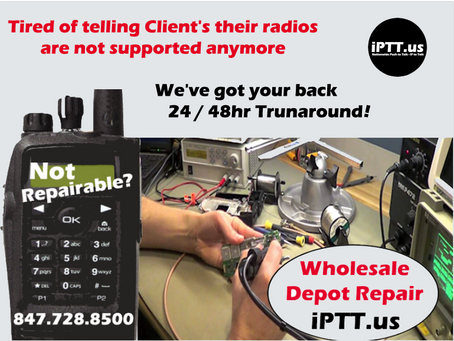Wholesale LMR Two Way Radio Repair Depot Services