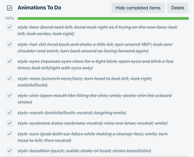 Creator View Animations
