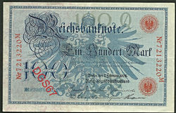 100 Mark 1908 recto