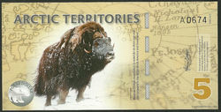 5 Polar dollars 2012 recto