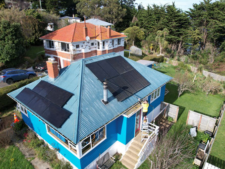 Solar Panel Cleaning in Roseneath, Dunedin – Combating Pollen and Lichen for Maximum Efficiency