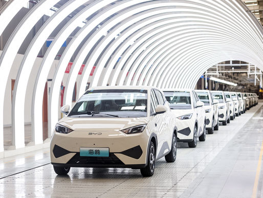 BYD sees first sequential fall in monthly European BEV market share