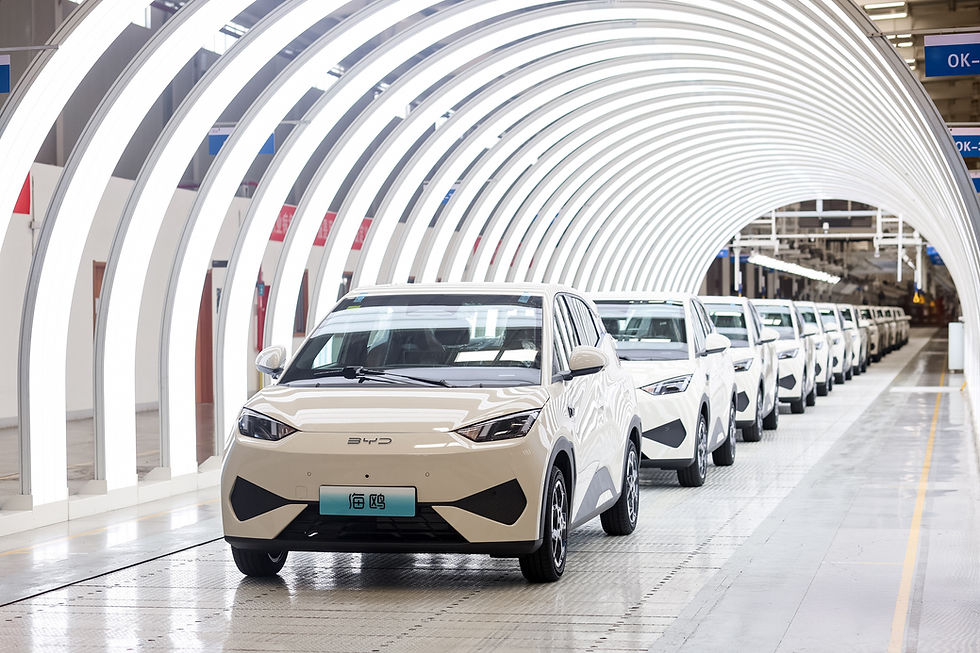 BYD sees first sequential fall in monthly European BEV market share