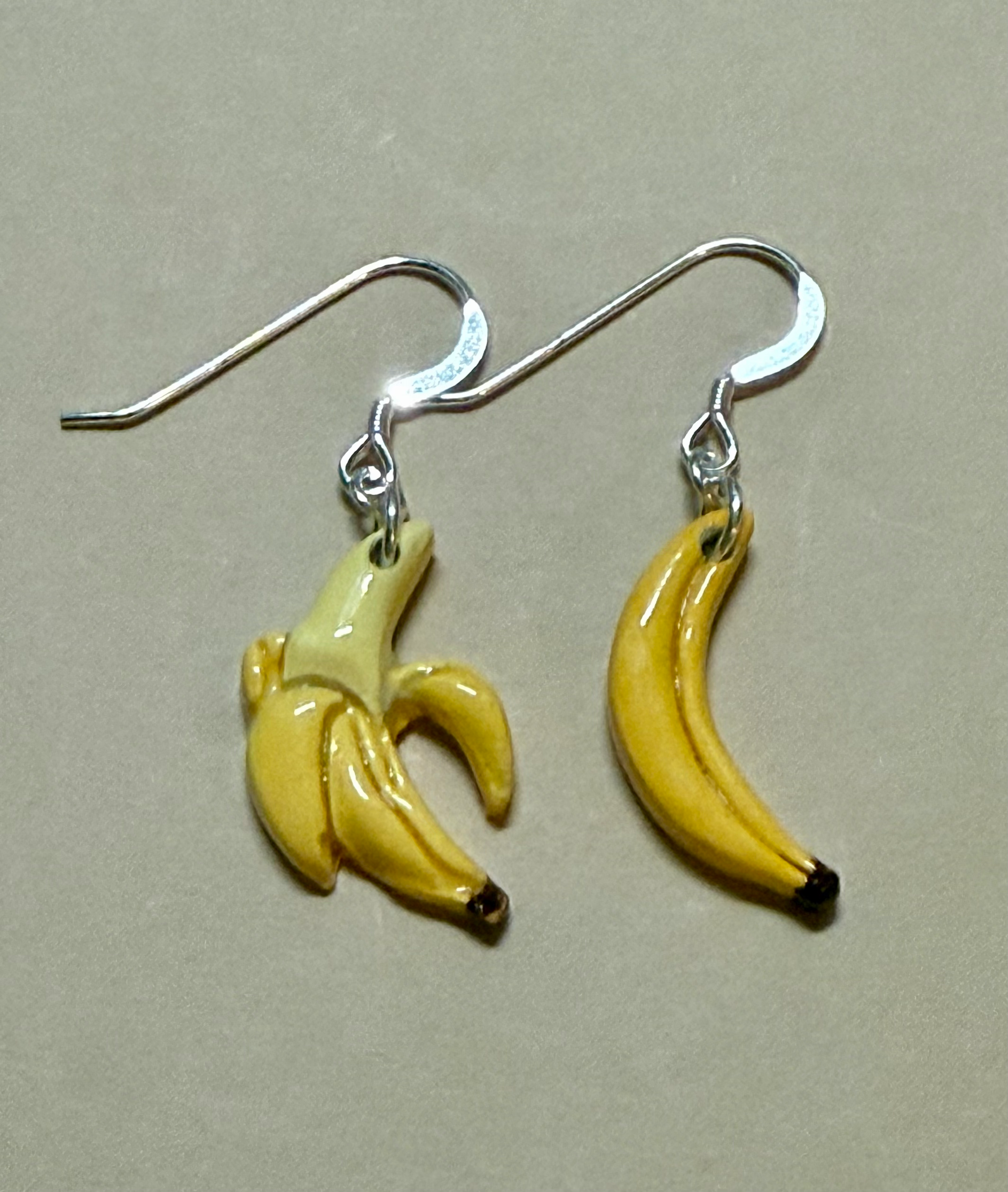 Banana Dangle- Silver
