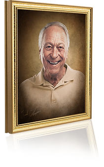 Heritage series in gold frame