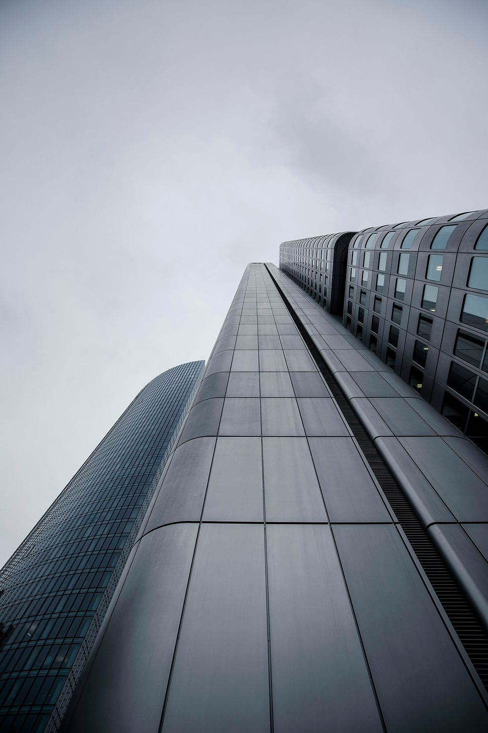 Skyscrapers in a financial district