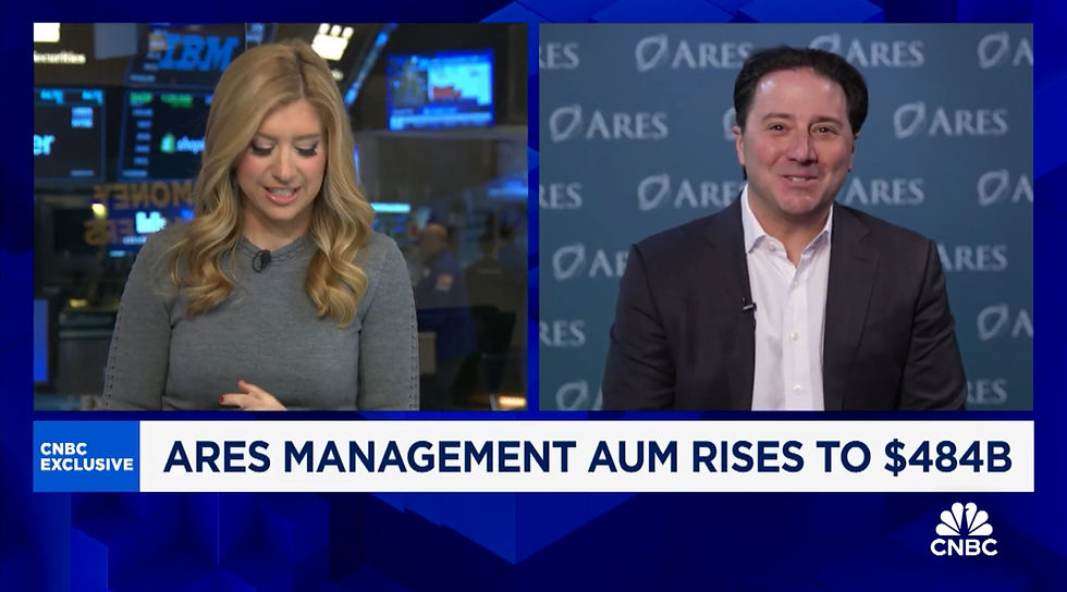 Ares Chief Sees Private Markets Momentum Build