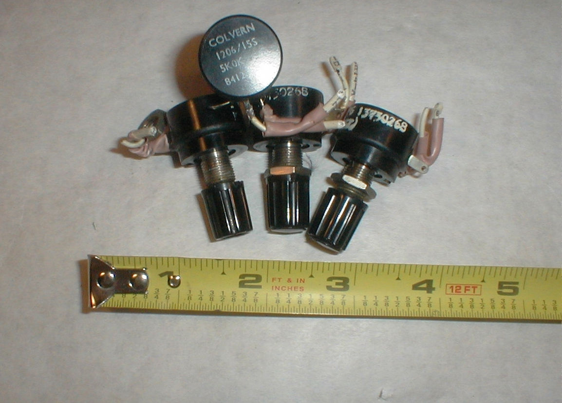 Small Lighting Rheostats ($8 - set of 3)