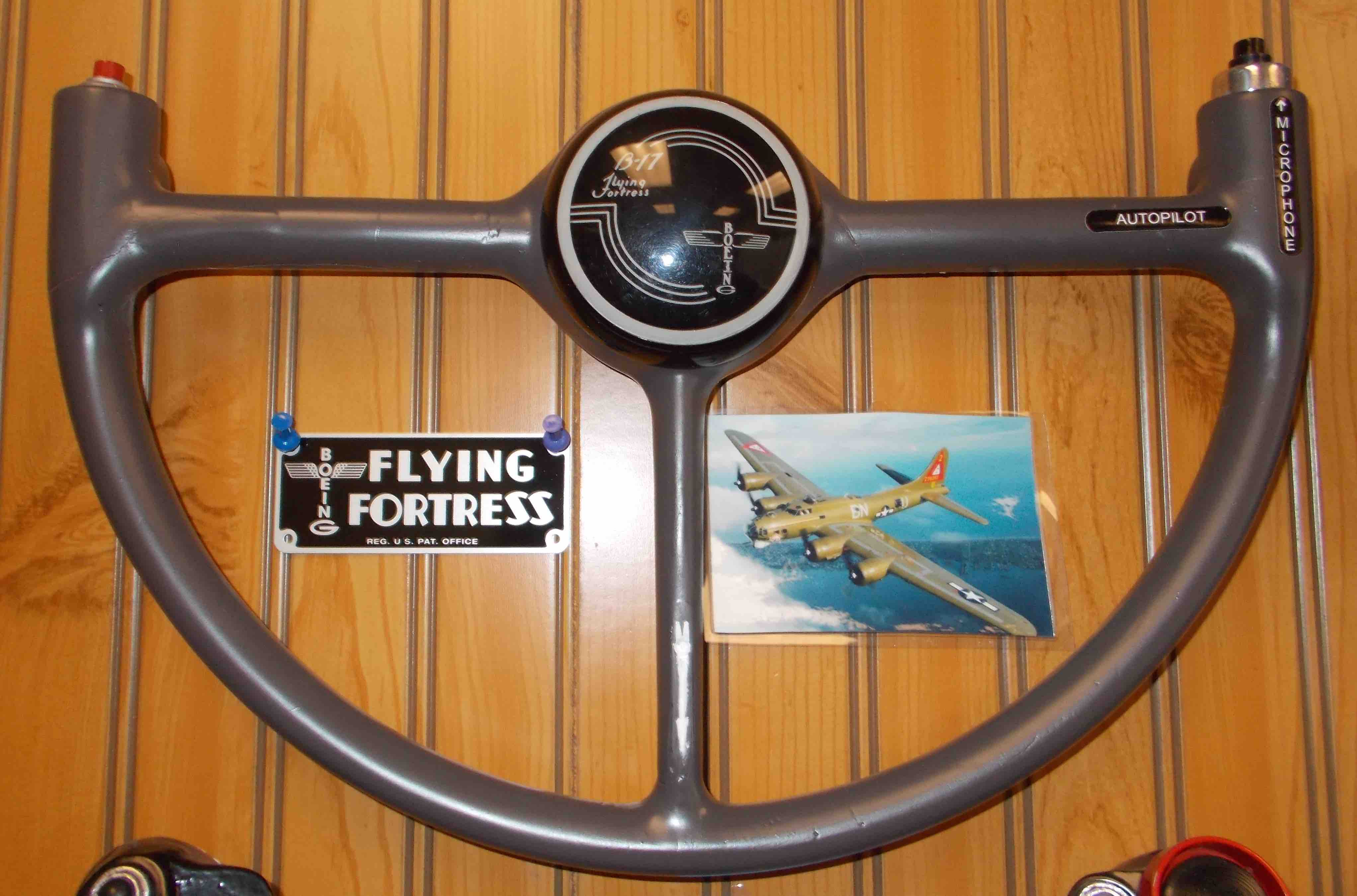 Airline Pilot's Historical Society Museum Aircraft Control Wheels