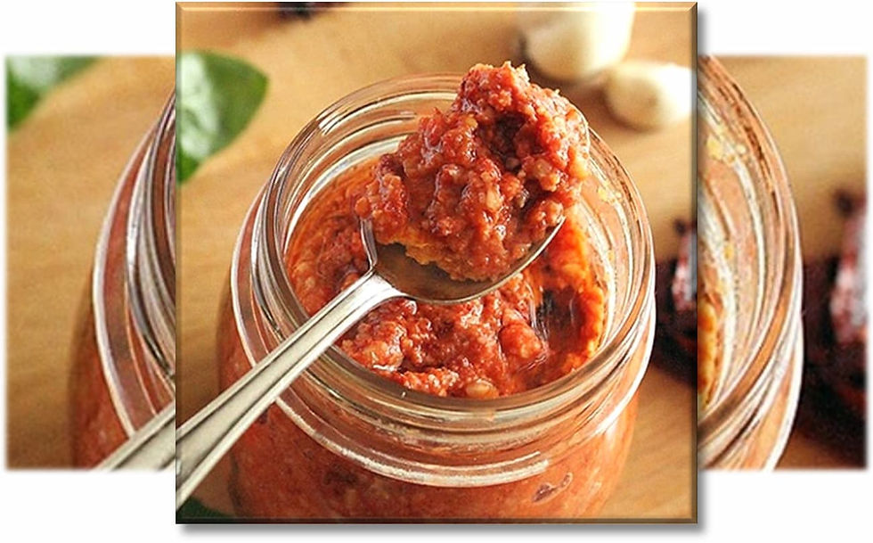 Faire une SAUCE PESTO ROSSO à la SICILIENNE facilement !
