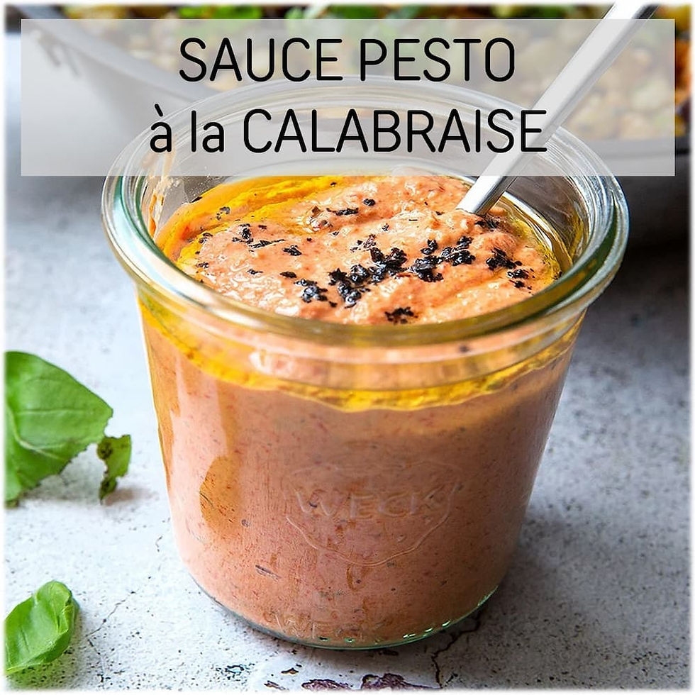 Recette Sauce Pesto à la Calabraise | Les Epices DeLACO