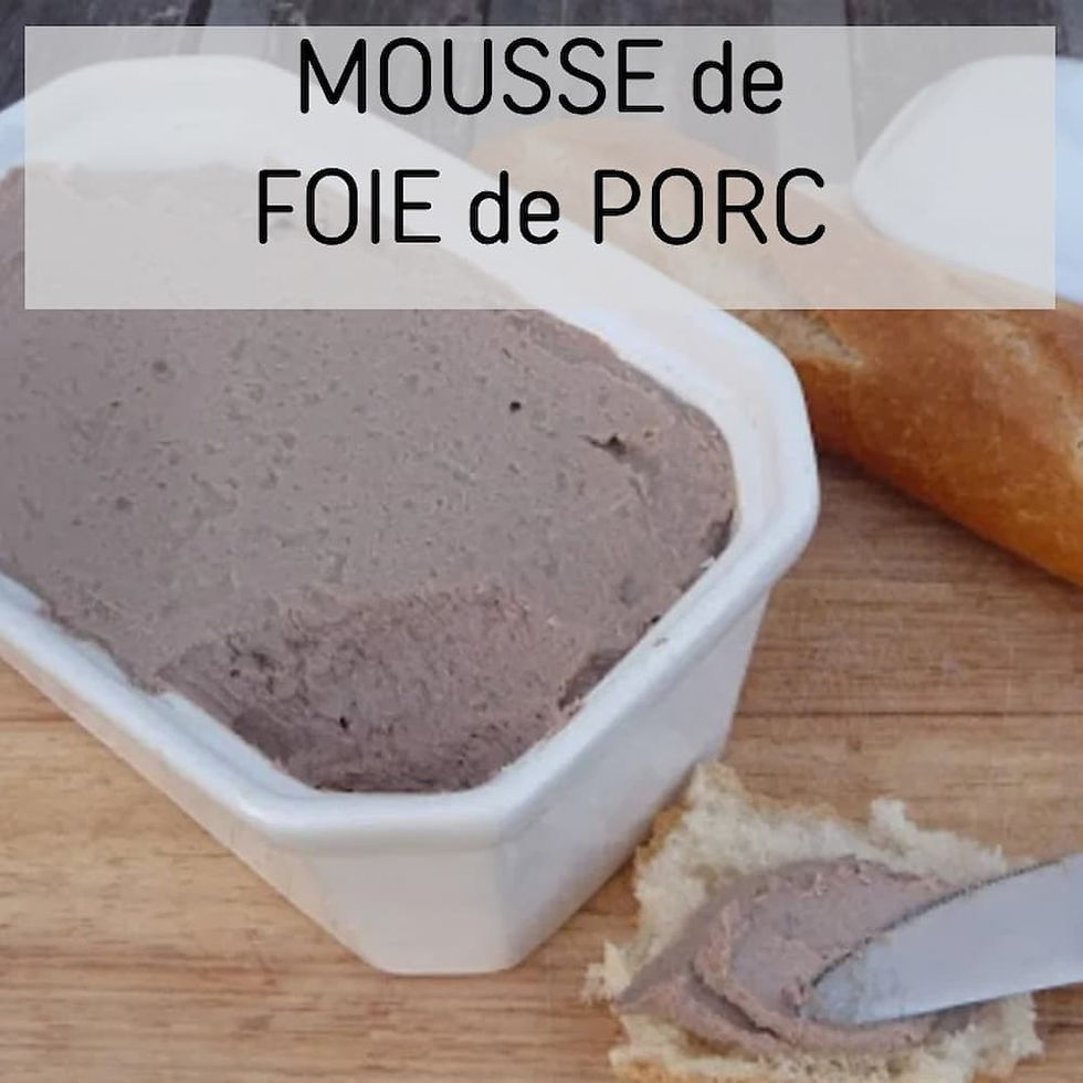 Faire une MOUSSE de FOIE de PORC facilement !