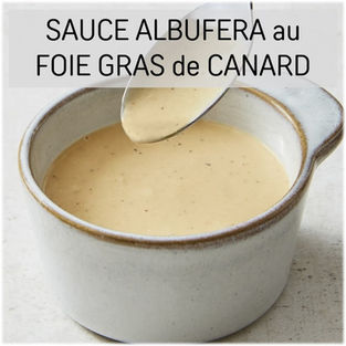 Recette Sauce albufera au foie gras de canard