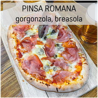 Recette Pinsa romana gorgonzola, bresaola | Les Epices DeLACO