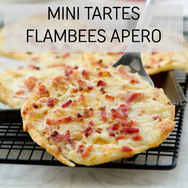 Recette Mini tarte flambées apéro  |  Les Epices DeLACO
