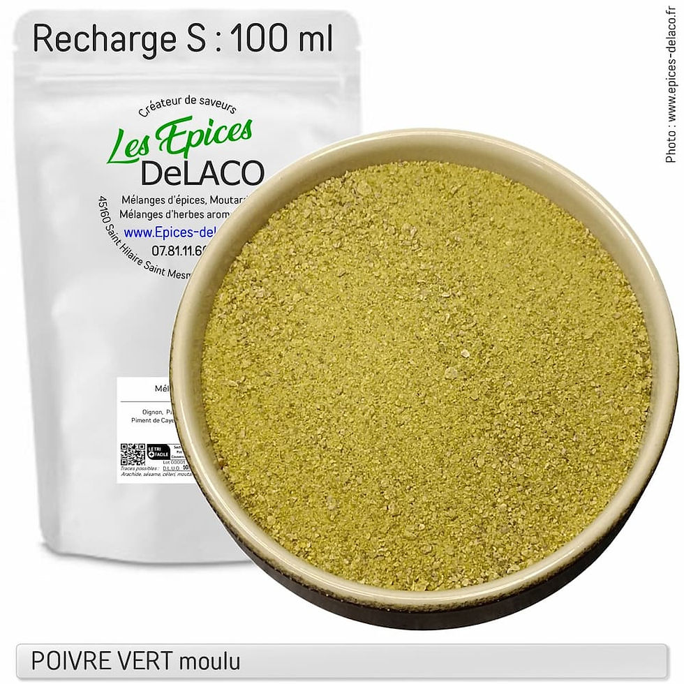 Miniature : POIVRE VERT moulu recharge 100ml