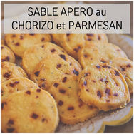 Recette Sablés apéro au chorizo et parmesan | Les Epices DeLACO