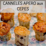 Recette Cannelés apéro aux cèpes  |  Les Epices DeLACO