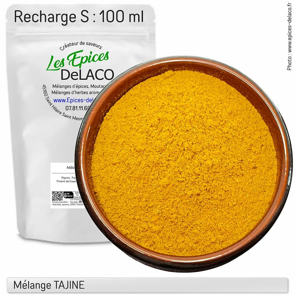 Miniature : Mélange d'épices Tajine recharge 100ml