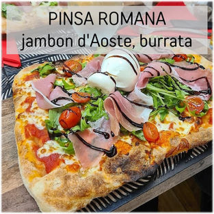 Recette Pinsa romana jambon d'Aoste, burrata | Les Epices DeLACO