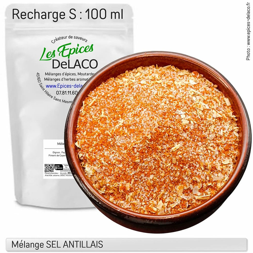 Miniature : Mélange d'épices sel antillais recharge 100ml