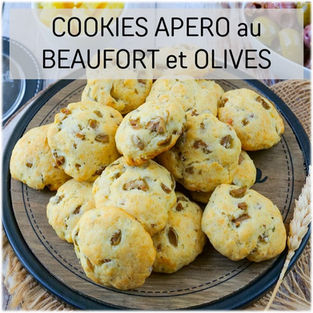 Recette Cookies apéro au beaufort et olives | Les Epices DeLACO