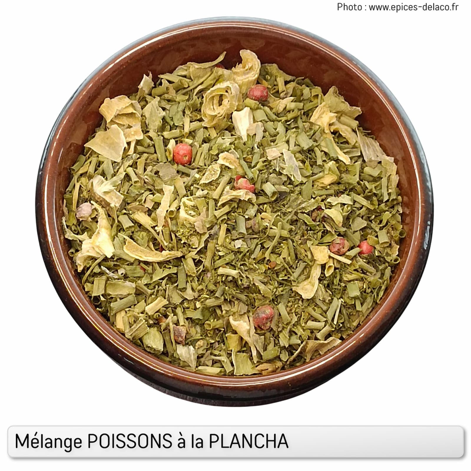Mélange d'épices et aromates Poissons à la Plancha | Les Epices DeLACO
