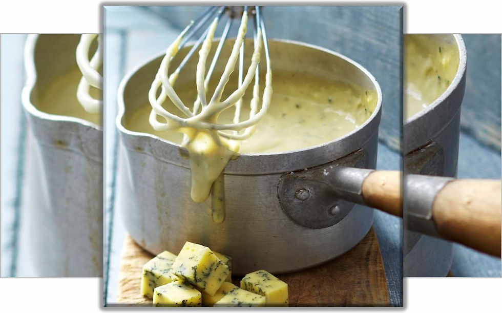 Faire une SAUCE au BLEU de GEX et VIN du JURA facilement !