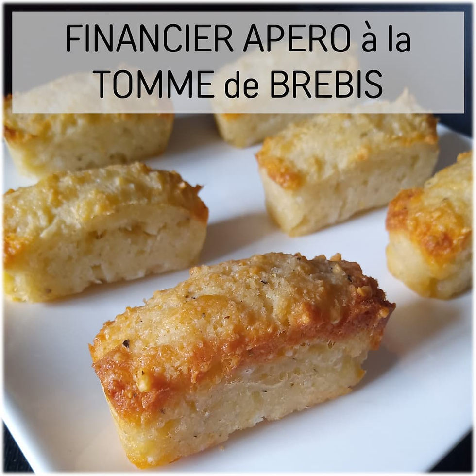 Recette Mini Financiers à la Tomme de Brebis | Les Epices DeLACO