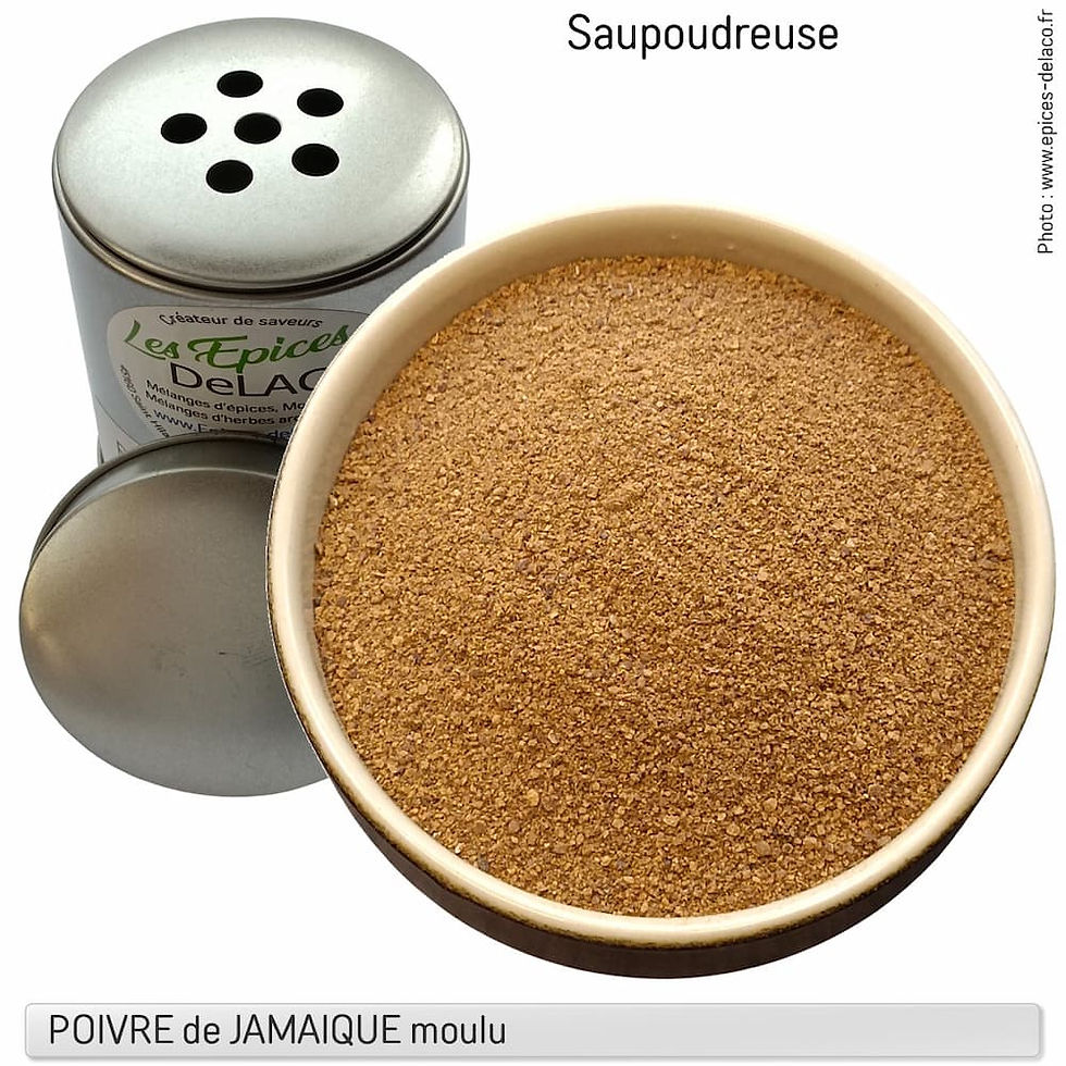 Miniature : Poivre de jamaique moulu saupoudreuse 120ml