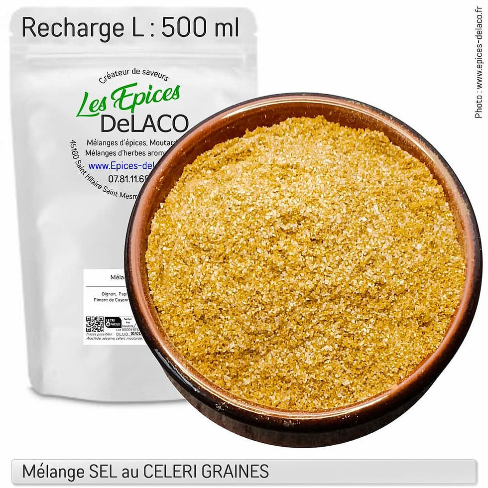 Miniature : Mélange sel au céleri graines recharge 500ml