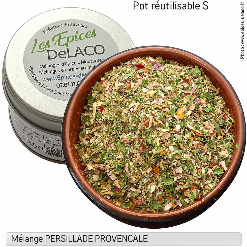 Miniature : Mélange d'épices PERSILLADE PRVENCALE pot 80ml | Les Epices DeLACO