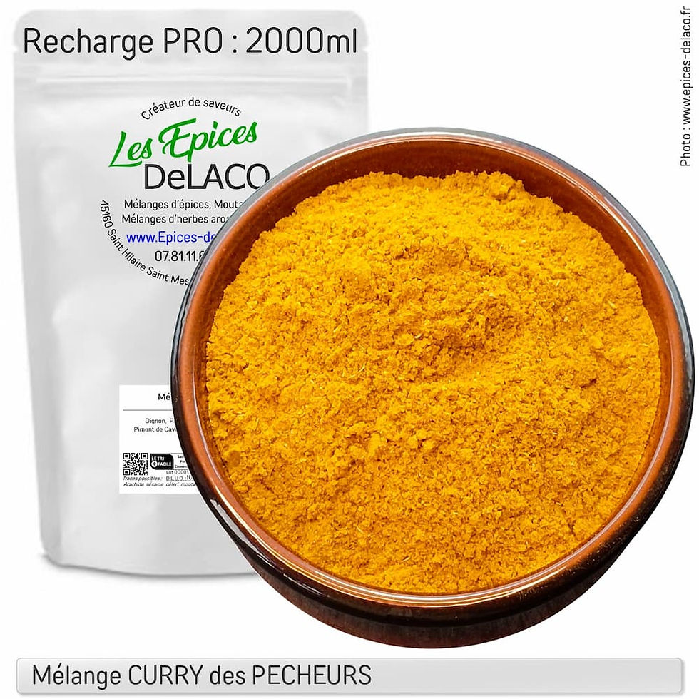 Miniature : Mélange d'épices Curry des pecheurs recharge 2000ml