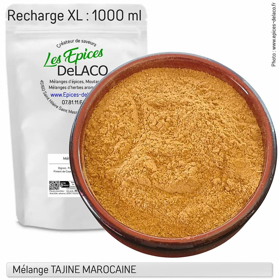 Miniature : Mélange d'épices Tajine Marocaine recharge 1000ml