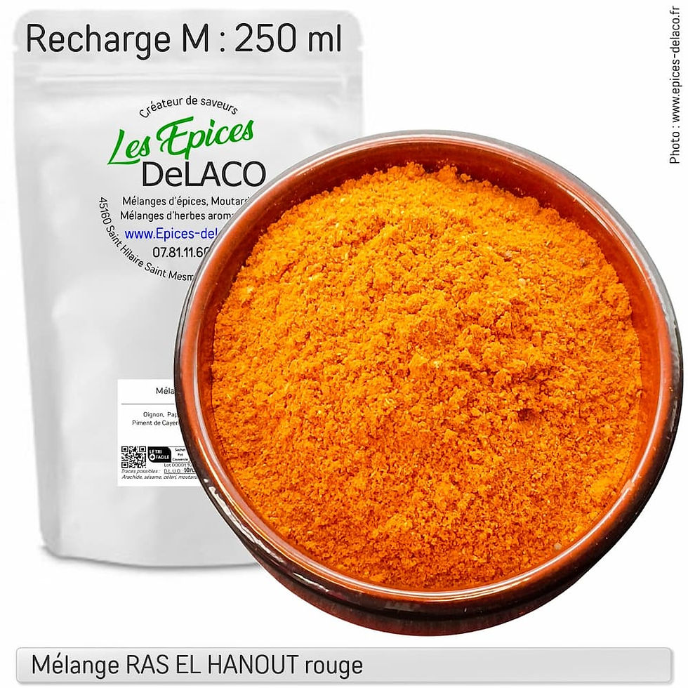 Miniature : Mélage d'épices ras el hanout rouge recharge 250ml