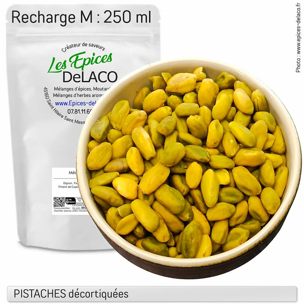 Miniature : Pistaches décortiquées crus recharge 250ml