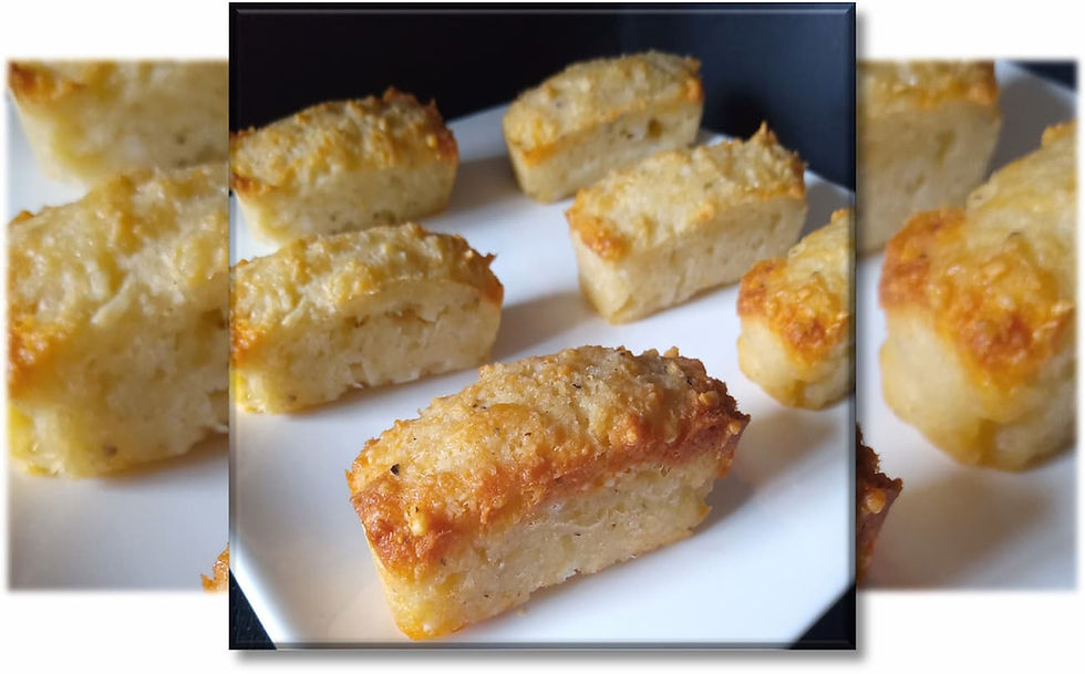 Faire des MINI FINANCIERS à la TOMME de BREBIS facilement !